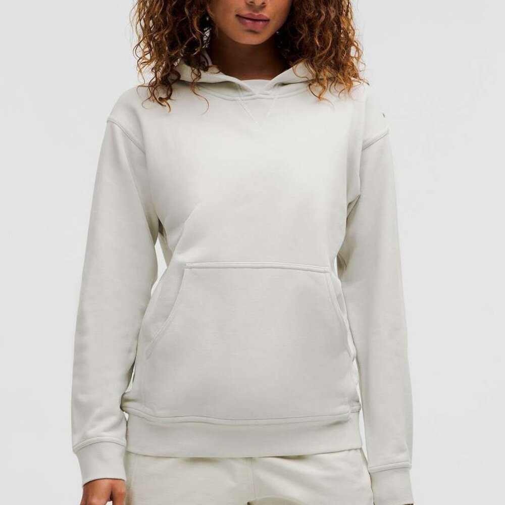 Lululemon Women's All Yours Hoodie *French Terry - White/Grey